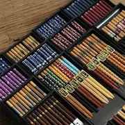 Wooden Chopstick Gift Box - Lean Fishs - One Size