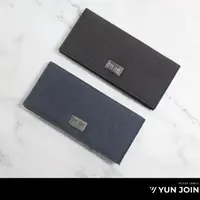 在飛比找momo購物網優惠-【YUN JOIN】woven-拉鍊長夾(日系織面 皮夾 錢