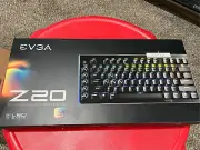 EVGA Z20 RGB Backlit LED Optical Mechanical Gaming Keyboard Macro New Sealed