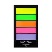 BYS 5g Eyeshadow Palette Cosmetic Beauty Face/Eye Makeup Neons Colour w/5 Shades