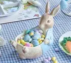 Pottery Barn BEATRIX POTTER™Peter Rabbit™ Ceramic Candy Egg Bowl Easter New