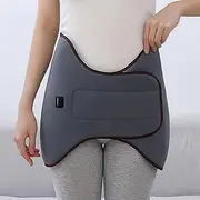 Electric Heating Sciatica Pain Relief Belt, Abdominal Stomach Massager with 4 Vibration Motors, 3 Levels of Temperature (55-65°C), Does Not Fall Off, for HIPS Up to 129cm, for Hip Pain Relief