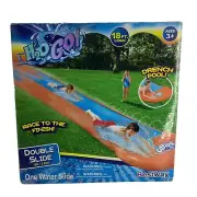 Bestway H2O Go! Double Water Slip N Slide Race Fast Drench Pool 18 Foot 3+