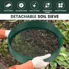 Soil Sifter 11.8inch Metal Garden Sieve with 4 Interchangeable Filter Mesh BlMBo