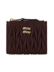 Miu Miu Matelassé Nappa Leather Small Wallet