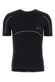 Roa Fungi Logo Embroidered T-Shirt Black
