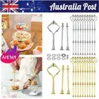 New 3 tier sets Vintage Cake Plate Stand fittings make Wedding centre High tea