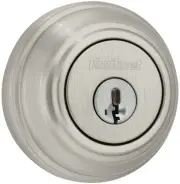 Kwikset 982S-S Single Cylinder Deadbolt - Nickel
