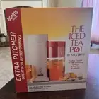 Vintage 1990 Mr Coffee Iced Tea Maker Pot 2 Quart Red Model TM1 NEW