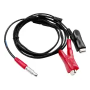 External Power Cable With Alligator Clips For Topcon GPS HiPer Or HiPer Lite