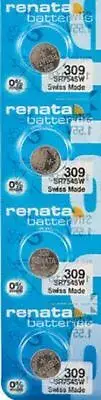 4 x Renata 309 Watch Batteries, SR754SW Watch Battery | Shipped from USA