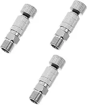 3pcs Hose Airbrush Quick Release Plug Adjustment Coupling Disconnect Coupler Airbrush Connector Tool Coupler and Plug Kit Airbrush Disconnect Coupler Dedicated Suite
