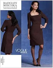 [VOGUE PATTERNS] V1121 Misses' Dress and Belt, Size AA (6-8-10-12)