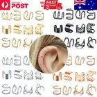 Fake Cartilage Helix Ear Cuff Clip On Non-Piercing Earrings Conch Hoop Unisex AU