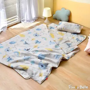 【Fancy Belle】兒童天絲木漿防蹣抗菌吸濕排汗韓式三件式睡袋組(多款任選)