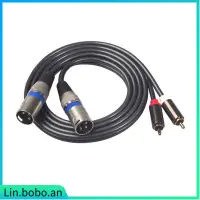 在飛比找蝦皮購物優惠-1.5M Dual RCA Audio Cable to 2