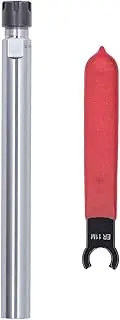 Baxnore Collet Chuck Holder, 40Cr Carbon Steel Straight Shank Extension Rod, Wear Resist CNC Milling Tool Holder with Wrench for Accurate Machinery