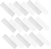 SEWACC 60pcs Adhesive Pockets Bin Labels Waterproof Sticky Label Holders for Storage Bins Pantry for Containers Office Organization Plastic Drawer