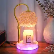 Candle Warmer Lamp with Timer - Dimmer Electric Candle Lamp Warmer with RGB M...