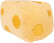 BESPORTBLE Catnip Cheese Shape Doll for Cats Bite Resistant Molar Plaything Engaging Indoor Pet Fun Teeth Grinding and Exercise for Cats