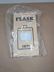 Yeti Flask Limited Edition 7 Oz With Funnel White NEW SEALED