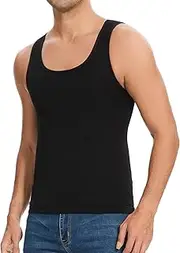 [ONEW] Compression Shirt for Men Sleeveless Slimming Vest Shapewear Tank Top Seamless Undershirts Tummy Control Body Shaper