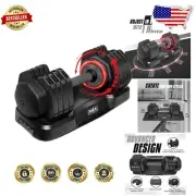 Durable 25LB Adjustable Dumbbell with Anti-Slip Grip - Ideal Home Gym Gear
