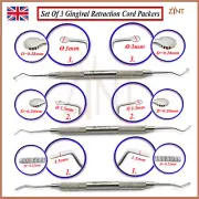 Gingival Retraction Cord Packers Set Tooth Preparation Sulcus Placement Lab Tool