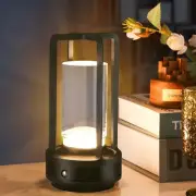 Portable Metal Table Lamp,Cordless Table Lamp, Rechargeable Battery Operated ...
