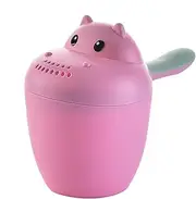 Baby Bath Cup - Kids Shower Cup Rinser | hippopotams Shampoo Rinse Cup, Baby Bath Rinse Cup Shampoo Rinser, Baby Bath Pail Baby Rinser Pail Protecting Kids Eyes, Bath Jug for Baby Washing
