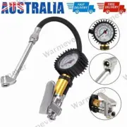 Tyre Inflator Truck Car Motorcycle Air Tire Pressure Gauge With Hose Pump 220PSI