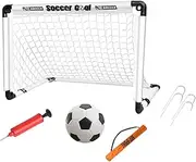 rockible Soccer Goal for Kids Soccer Gate Kids Toy Soccer Net for Park Family Games Sports Garden