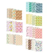 Flower Printing Clay Watercolor Transfer Paper Sticker Soft Pottery Earrings