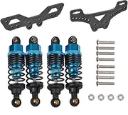 Carbon RC Off-Road Car Long Damper Stay Front Rear 70mm W/Shock Absorber Set, for Tamiya, XV01/XV-01 Pro/XV-01T 54581 Remote Control Car Steering Shock