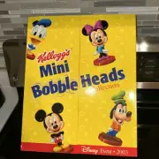 KELLOGGS DISNEY MINI BOBBLE HEADS COLLECTION 2003 ORIGINAL NIB