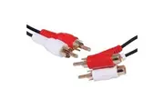 OFC Dual RCA Piggyback to Dual RCA Cable - 1.5M