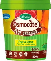 Scotts Osmocote Plus Organics Fruit & Citrus Fertiliser and Soil Improver 800...