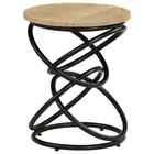 End Table Wooden Home Office Accent Side Tea Coffee Table Solid Wood vidaXL