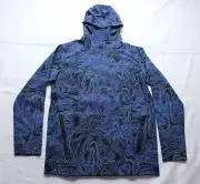 Old Navy Boy's Dynamic Fleece Pullover Hoodie CG2 Nebulous Blue Print Size 2XL