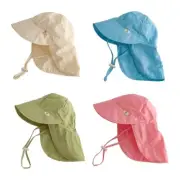 Fashionable Baby Hat with Neck Wrap Fast drying Hat Lightweight Baby Sun Hat