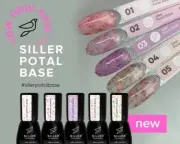 Siller Professional Potal Base Coat LED UV Rubber Base Coat Gel Nail Polish