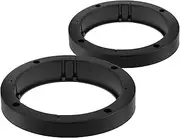 Zerodeko 2 Pcs Car Speaker Mounting Rings Thick Plastic Spacer Adapter for Auto Audio Systems Vibration Isolation for Enhanced Sound Clarity Easy Installation for Vehicles