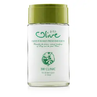 3W Clinic - 男士橄欖清爽乳液Olive For Man - Fresh Emulsion