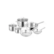 Pyrolux Radius 85 Cookware 6 Piece Set 18/10 Stainless Steel Pans Casserole