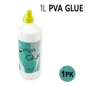 PVA Glue 1L Non Toxic Washable Art Craft Project School Scrapbook Slime Adhesive