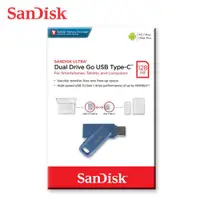 在飛比找ETMall東森購物網優惠-【現貨免運】SanDisk Ultra GO 128G 海軍