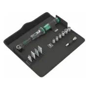 Wera 0513011000 Click-Torque 1/4″ Reversible Bit Wrench & Bit Set - 20 Pc. Set
