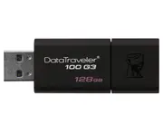 Kingston 128GB Data Traveler USB 3.0 Memory File Storage Stick Flash Drive Black