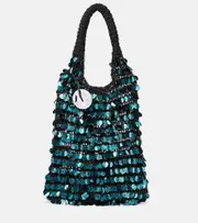 [JW Anderson] JW Anderson Sequined mesh tote bag One Size blue