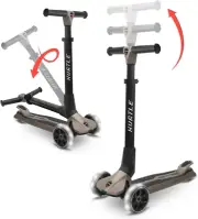Patinete Infantil de 3 Ruedas, Ajustable, con Luces en las Ruedas,Antideslizante